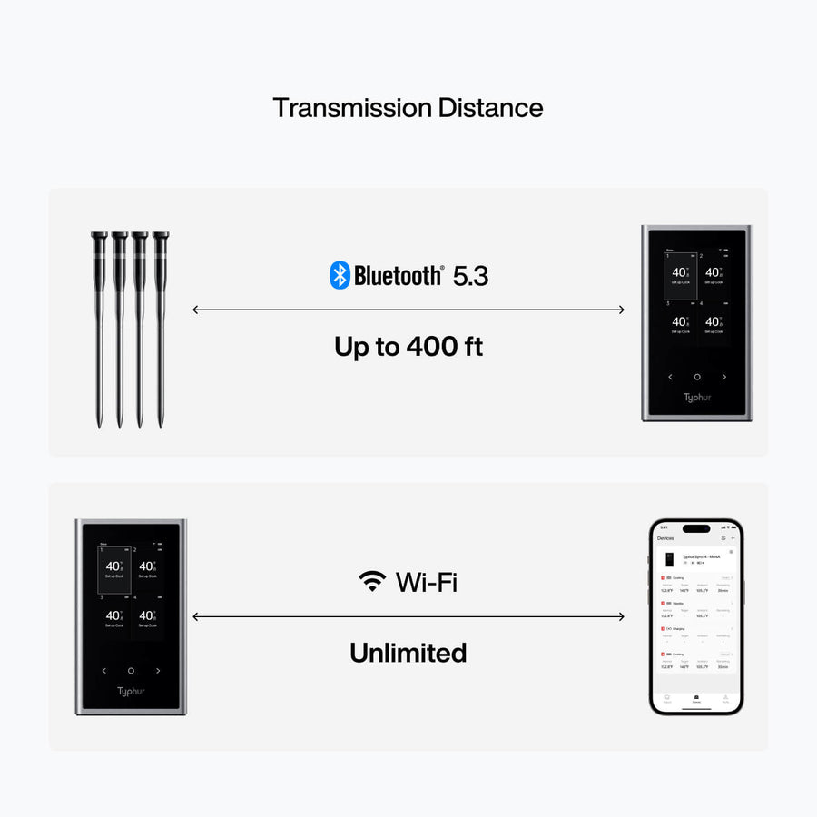 Typhur Sync Quad Bluetooth meat thermometer